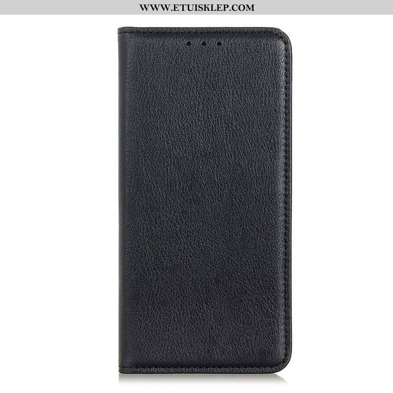 Etui Na Telefon do Xiaomi Redmi Note 10 5G Etui Folio Liczi Split Skórzana Tekstura